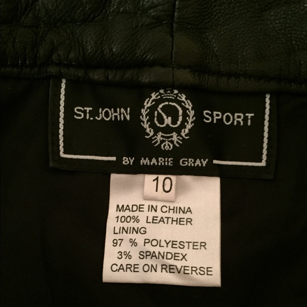 St. John Leather Pants - Picture 5 of 6